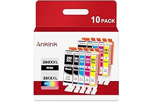 Canon TR8620 Printer Ink Cartridge Replacement [10-Pack, 280XXL/281XXL]