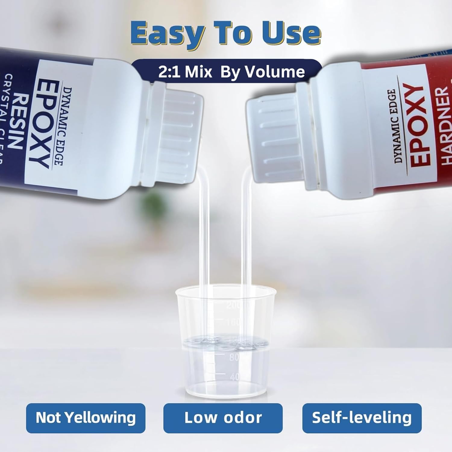 DYNAMIC EDGE - Epoxy Resin - 2:1 Epoxy Resin and Hardener Art Kit Crystal For Art and Craft Home Dcor Projects, Gloves & Sticks, epoxy resin art kit (EPOXY RESIN 150 G WITH MOULD) | Ebook Included 4