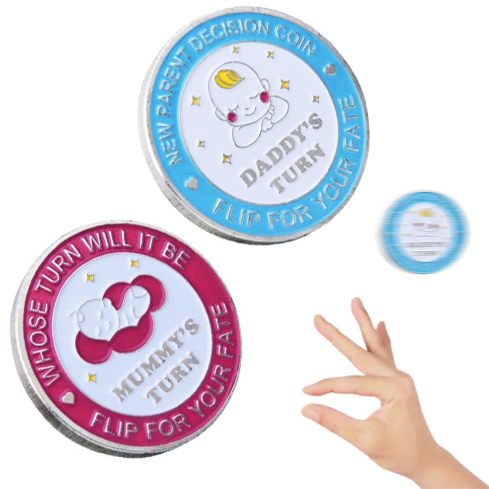 Baby Gift New Parents Decision Making Token, Pregnancy Gifts New Born Baby Bifts, New Parents Gifts Couples Gift Ideas for First Time to be Daddy