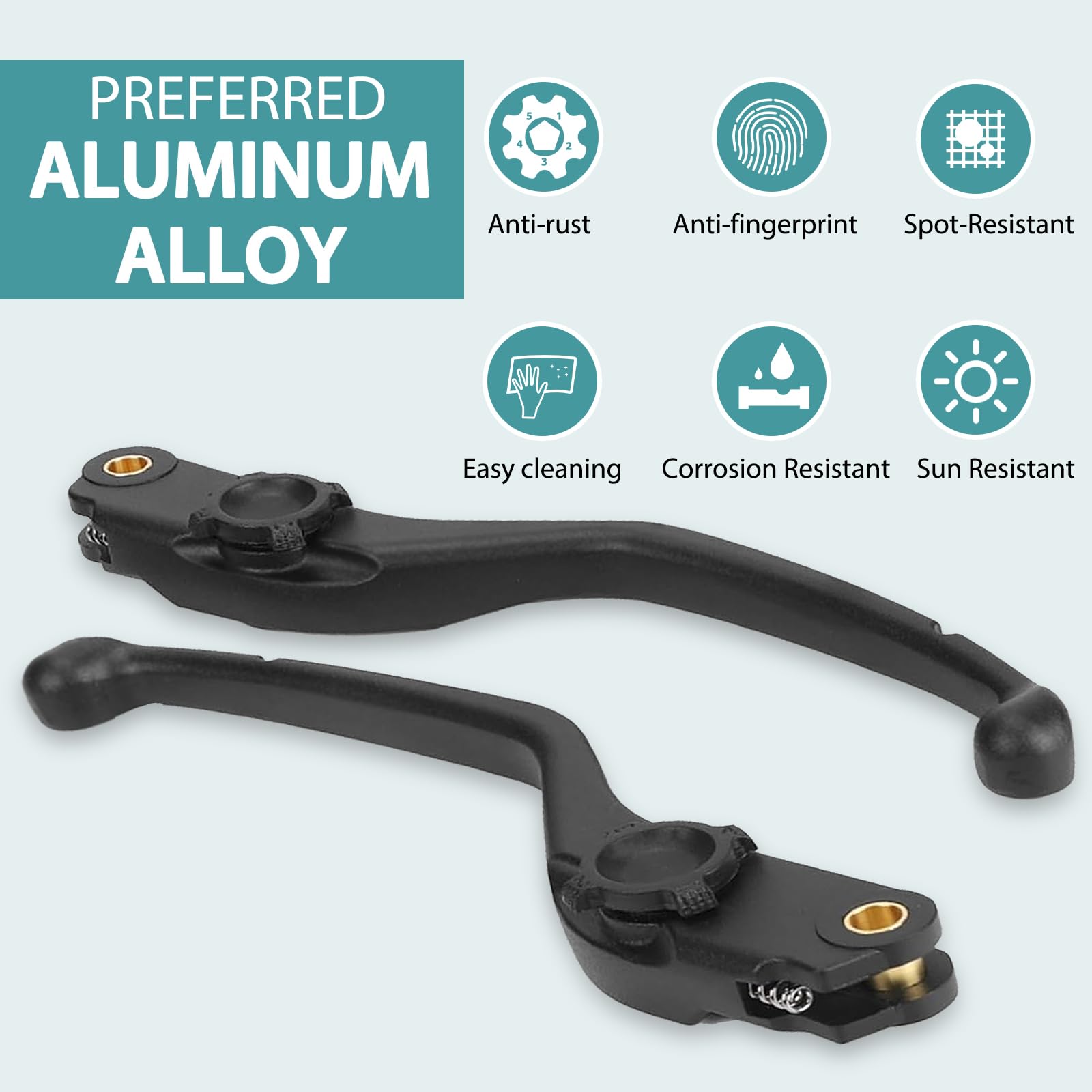 Palancas de embrague del freno de aluminio para Compatible con BMW K 1600 B Bagger/Grand America K 1600 GT K 1600 GTL 2018