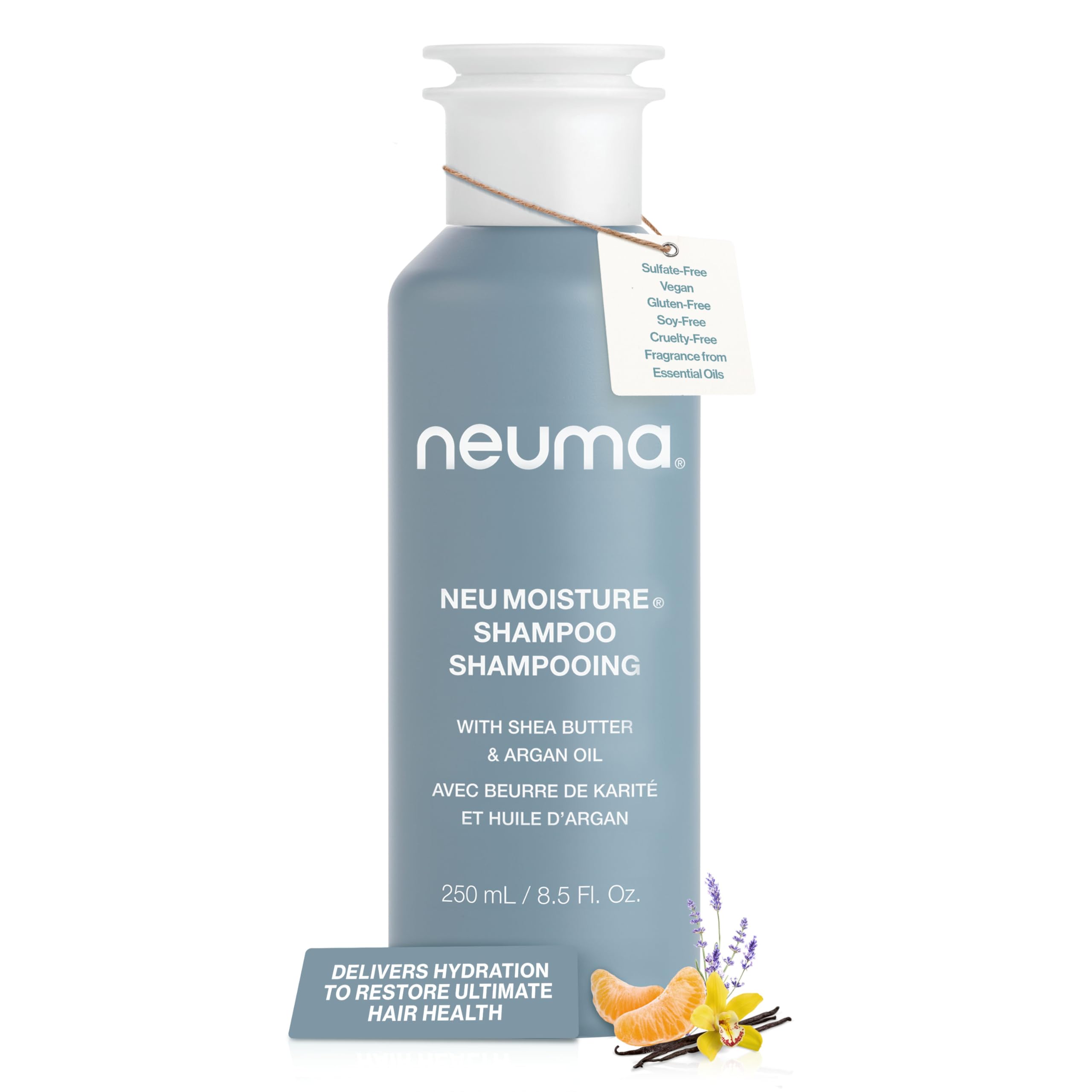 NEUMANeu Moisture Shampoo Lavender, Mandarin & Vanilla Scent, Travel Size Shampoo