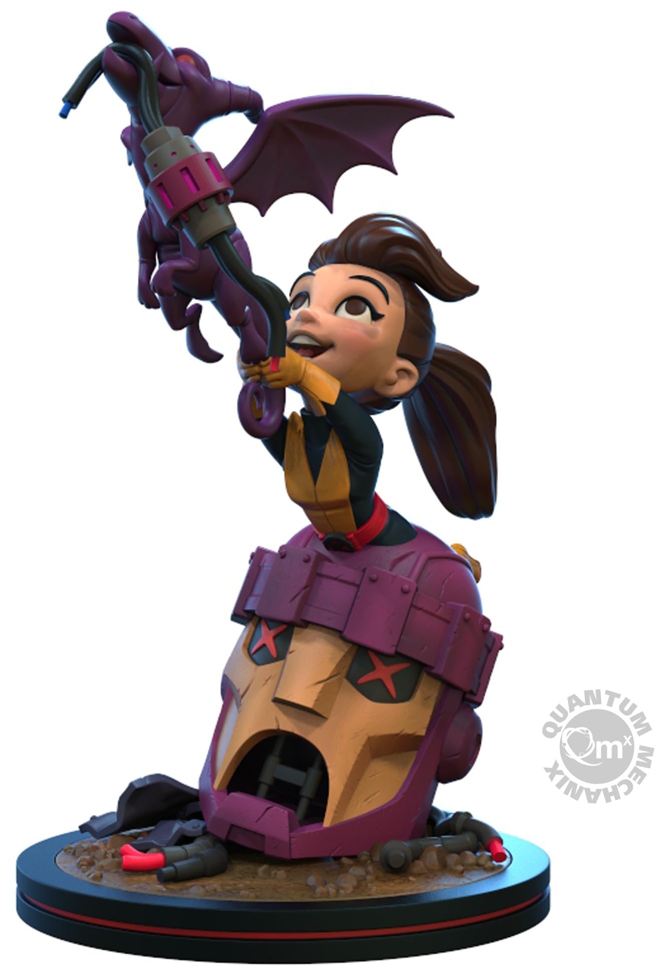 Quantum Mechanix QMx - X-Men - Kitty Pryde and Lockheed Q-Fig EliteDiorama