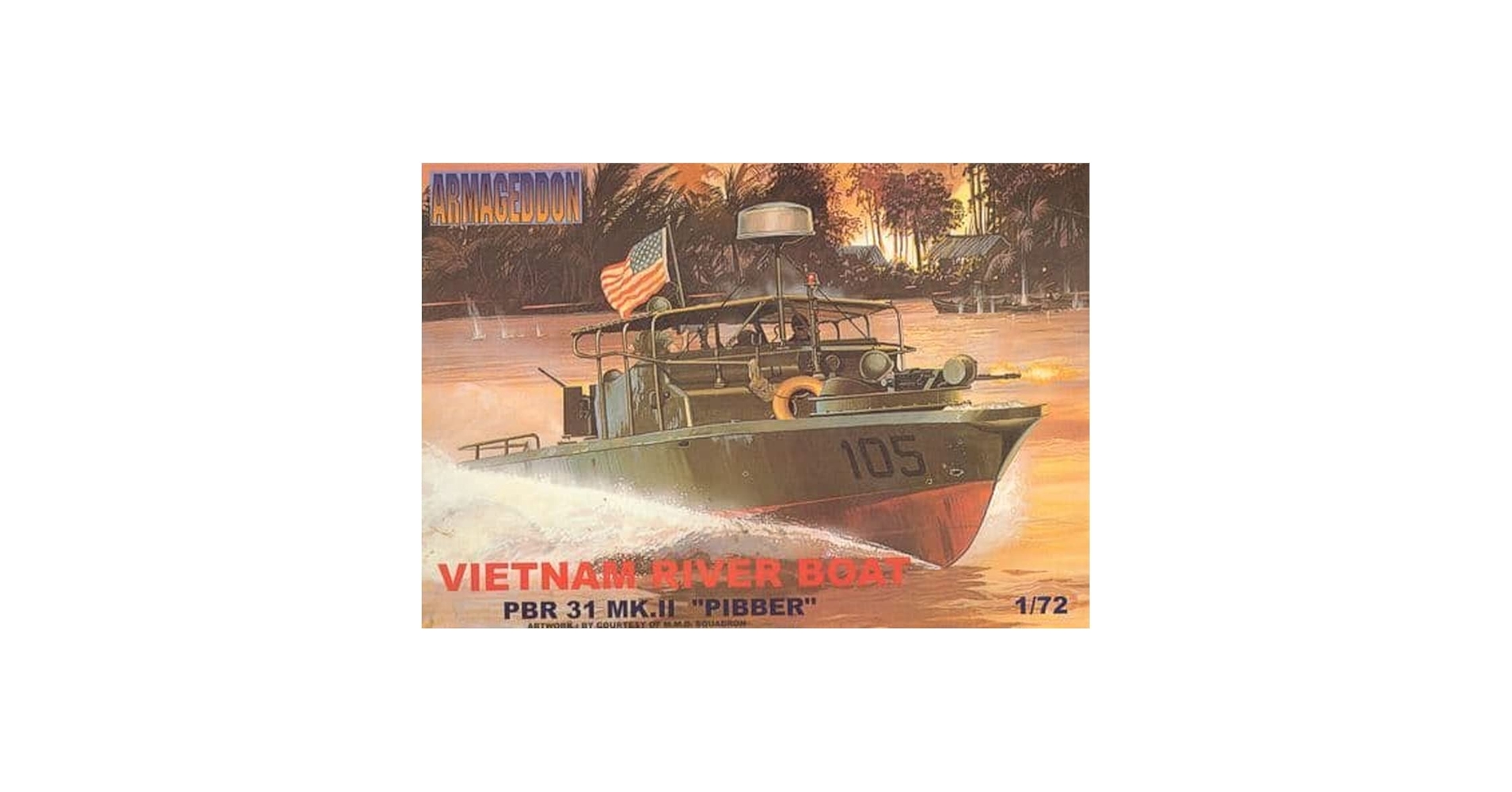 Amazon | アルマゲドン 1/72 アメリカ海軍 PBR 31 Mk.2 河川哨戒