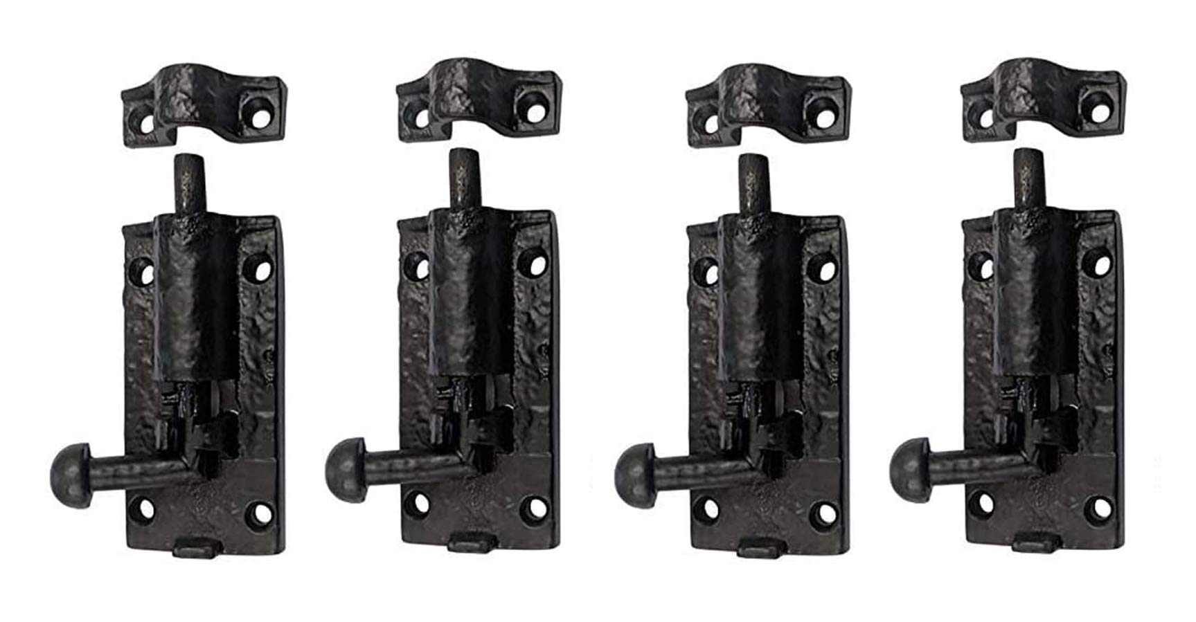 Adonai Hardware Jaala Antique Iron Barrel Bolt (3 inch x 4 pack, Black Powder Coated) (B08NXQHH44) Amazon Price History, Amazon Price Tracker