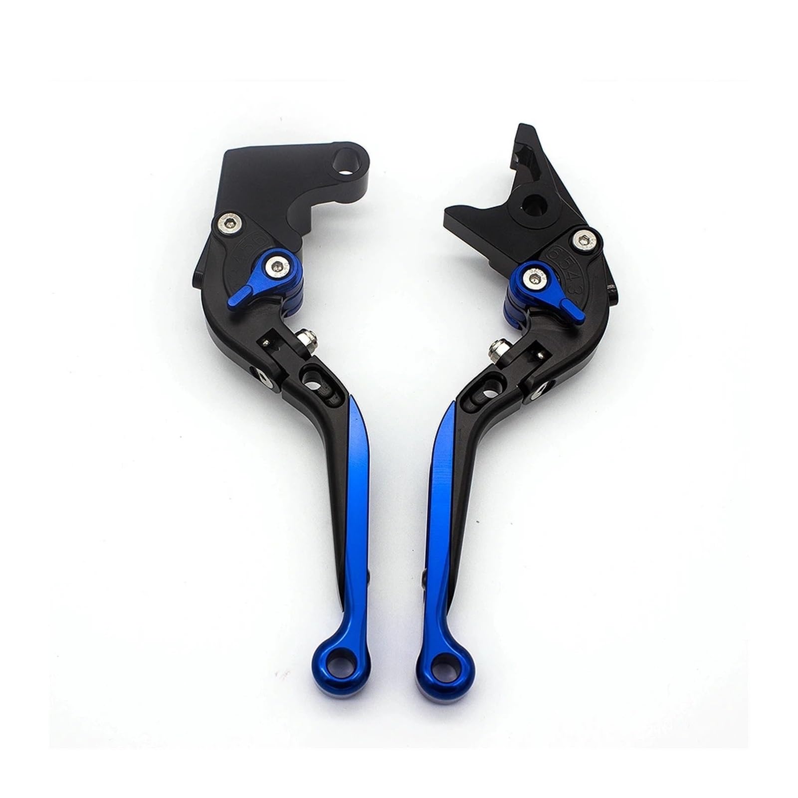 JWQEBNS Motorcycle Brake Clutch Levers for Buell XB12R XB12Ss XB12Scg 2009 CNC Motorcycle Adjustable Folding Extendable Brake Clutch Lever Handle(Fold Extend Blue)