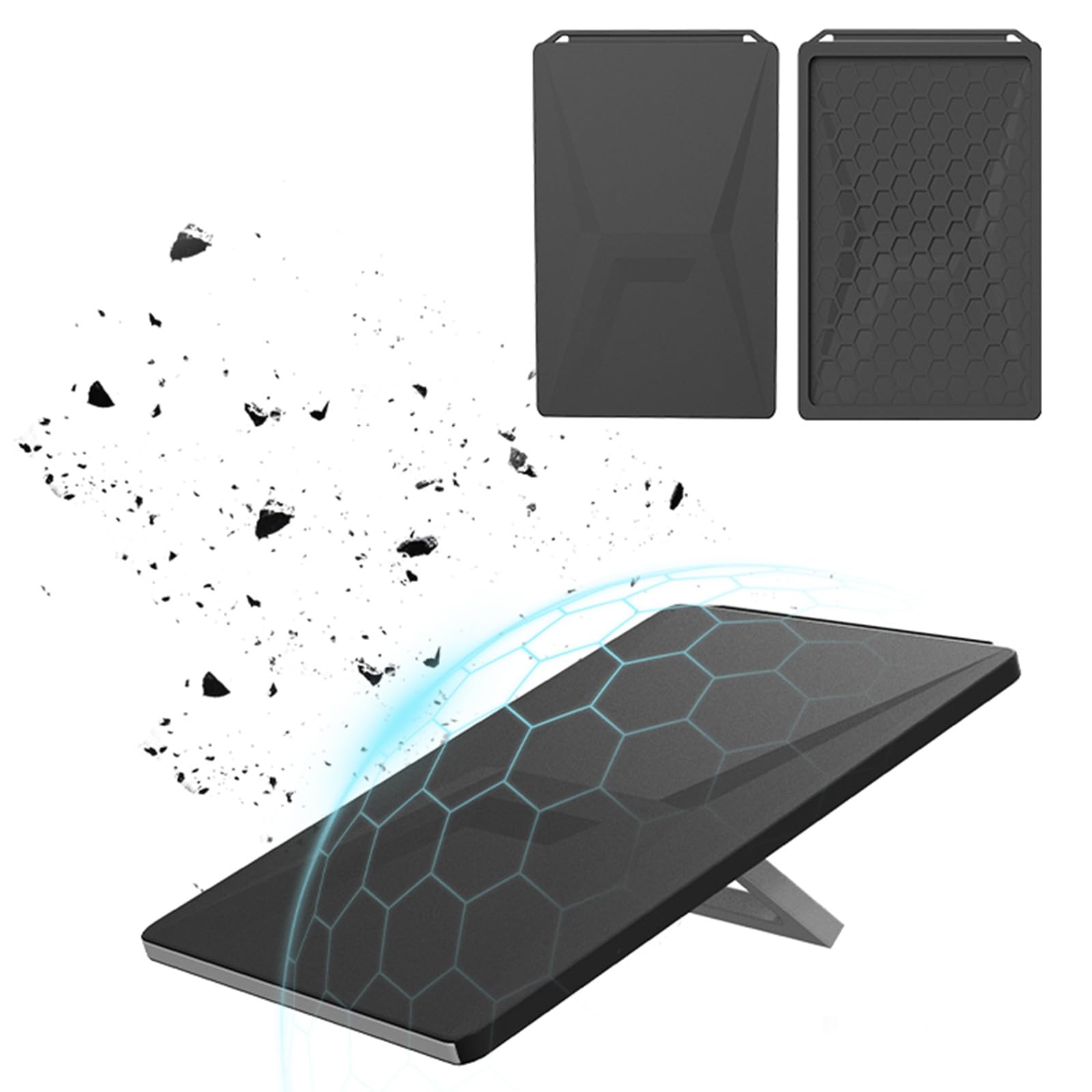 Capa de silicona suave diseñada para satélite de tercera generación que mantiene tu router limpio y seguro de caídas accidentales
