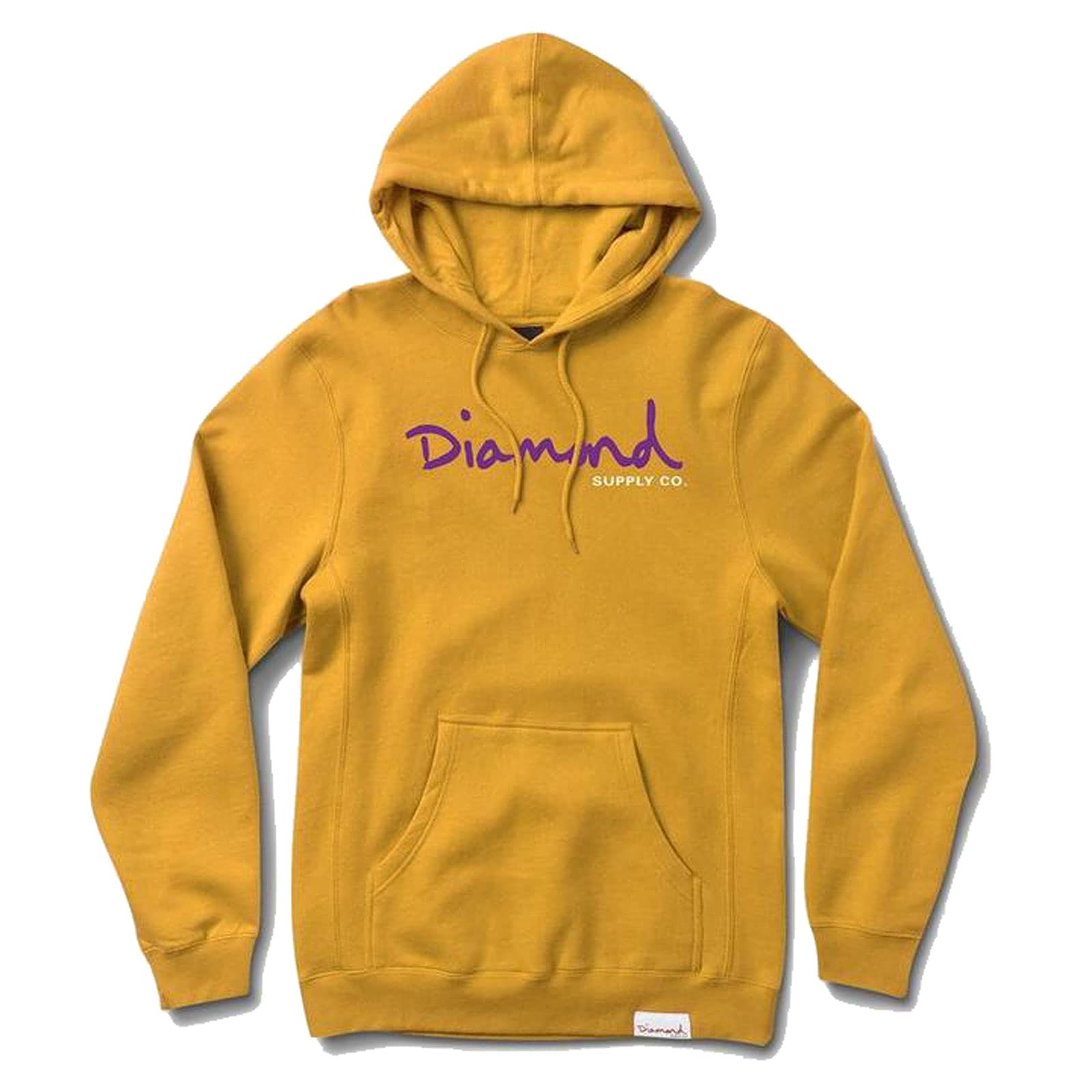 Sweat Diamond Supply Homme Manches Longues Logo Graphique Col Rond Rouge