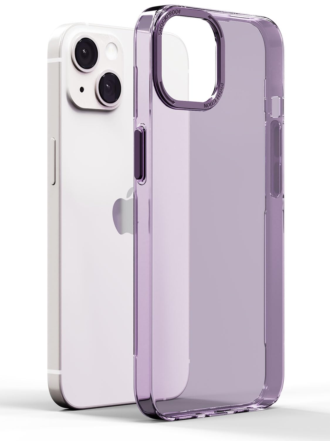 Carefone Metallic Clear Hard Case for iPhone 13 | iPhone Non-Yellowing Transparent Clear Case for 13 | Plugs Shockproof Slim Back Cover | iPhone 13 Back Cover (B0C99CXBMQ) Amazon Price History, Amazon Price Tracker