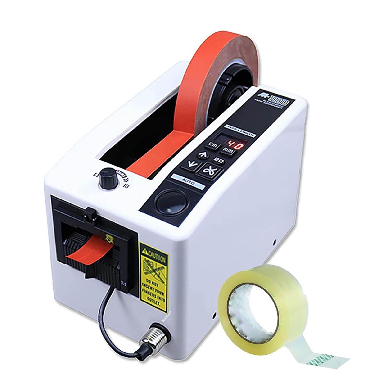 Distributore automatico di nastro elettrico per nastro adesivo per imballaggio, distributore automatico della tagliatrice del nastro adesivo per sigillatura e imballaggio della scatola