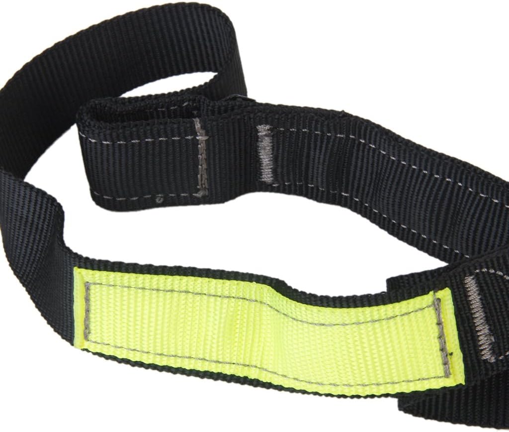 4-Step Etrier Webbing Ladder Climbing Strap Ladder Rope Ladder Step Hanging Rope for Climbing Caving Rescue Rock