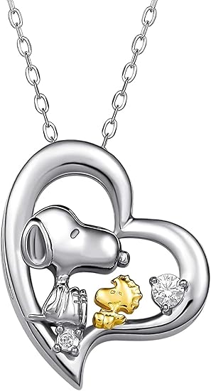 SNOOPY - SNOOPY シルバーネックレス ぬいぐるみ Amazon.co.jp: [PEANUTS] [スヌーピー] SNOOPY シルバー