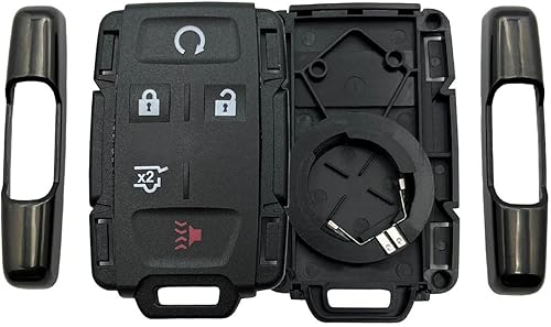 Miniatura 6 de Funda de repuesto para llavero inteligente sin llave para Chevy Silverado Colorado GMC Canyon Sierra 2014 2015 2016 2017 2018 2019 2020 2021