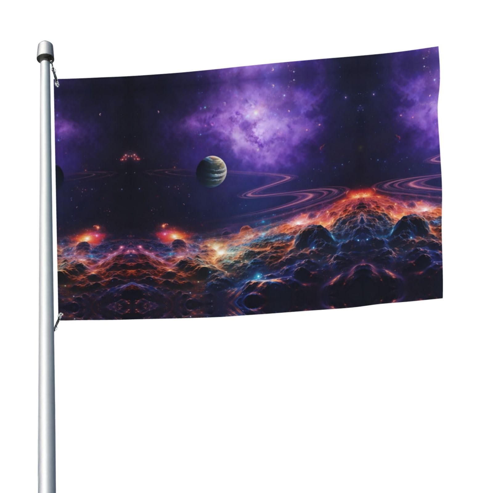 Drapeau planète spatiale extérieur de qualité supérieure édition spéciale coupe du monde 2026