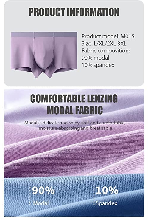 Image of Nyamah Sales Men's Ice-Silk Ultra-Soft Lycra Material Short | 3 Piece Mens Stretch Solid Briefs /Underwear (Multicolor)