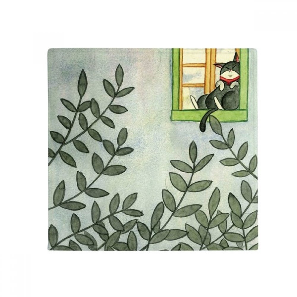 Tapis chat aquarelle peinture multicolore, le cadeau idéal