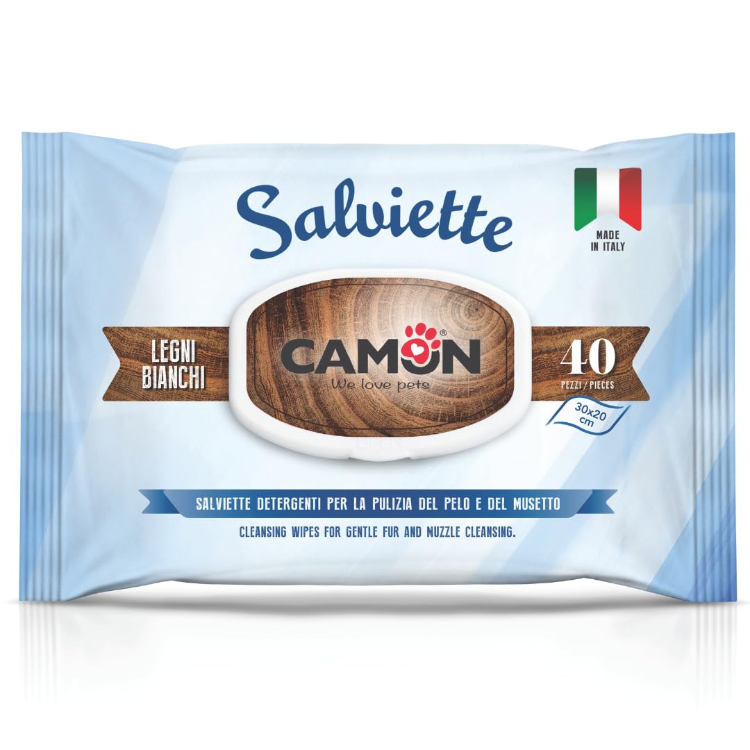 Camon Salviette Legni Bianchi 40pz