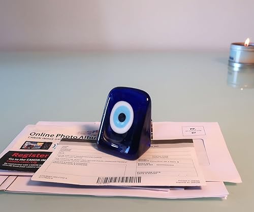 Miniatura 3 de Pisapapeles de vidrio hecho a mano para escritorio, suministros de oficina en casa, organizador de accesorios de escritorio, vacaciones, boda,