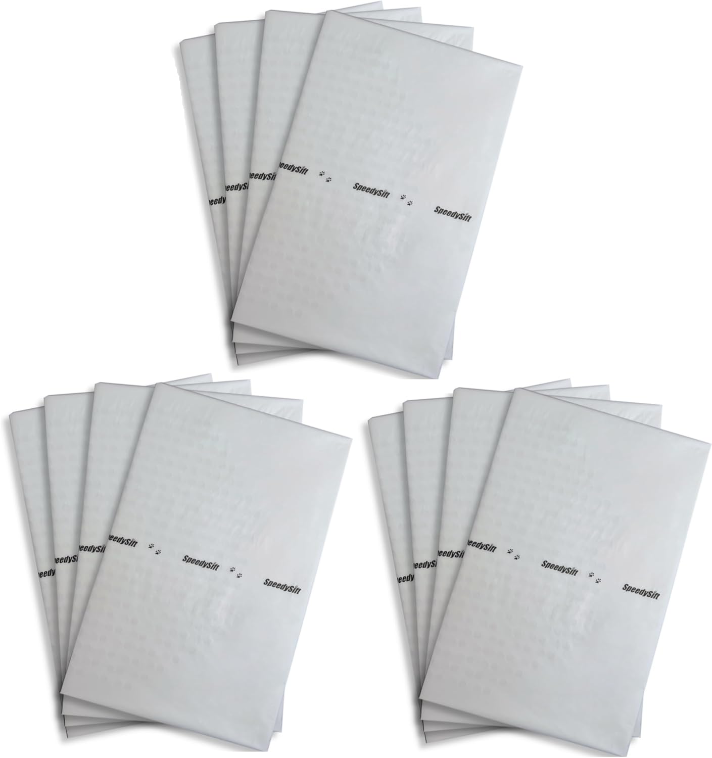 SpeedySift Standard Sifting Liner Refills, 35”x31”, 12 Pack (168 Counts)