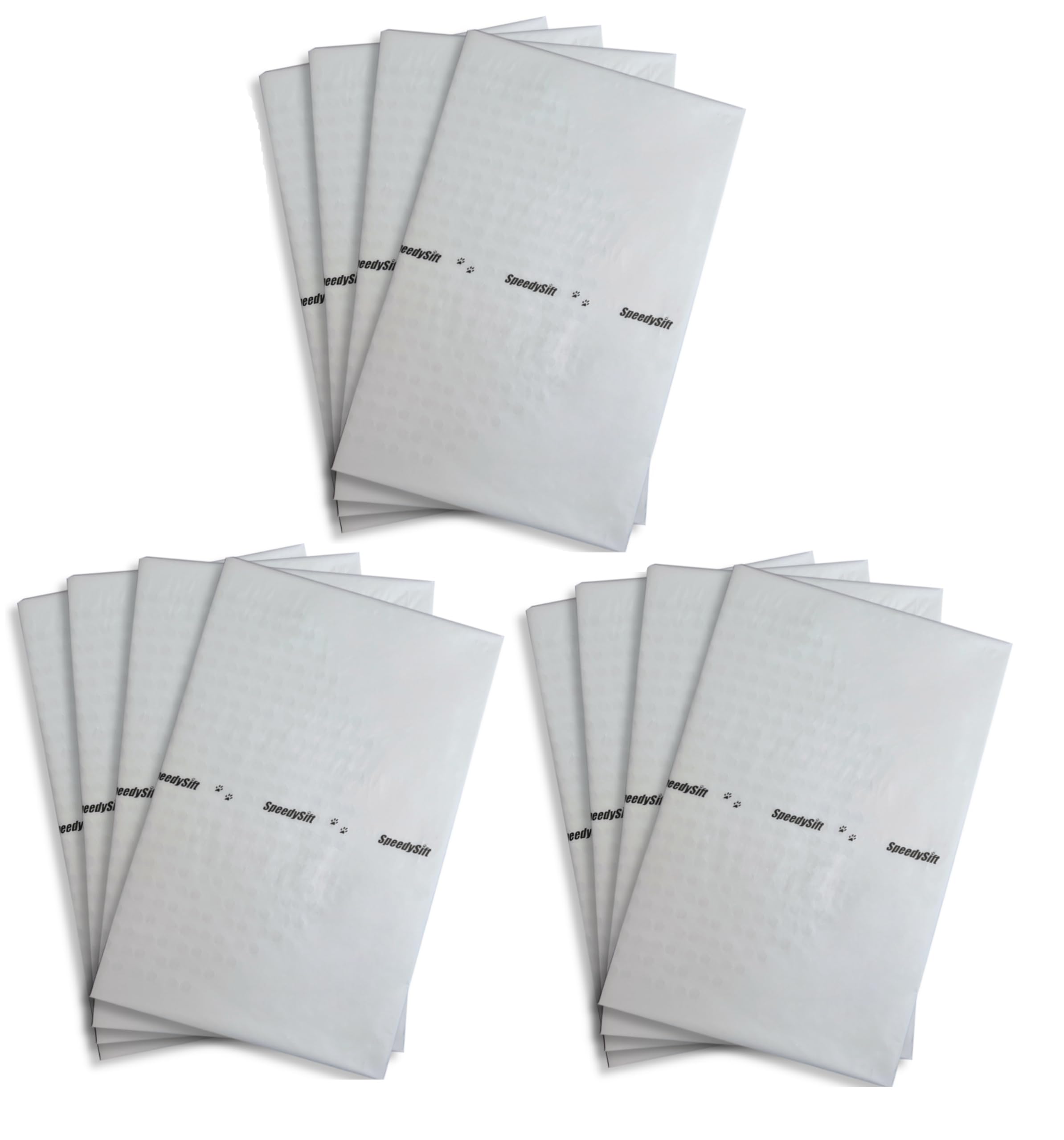 SpeedySift Standard Sifting Liner Refills, 35”x31”, 12 Pack (168 Counts)