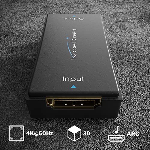 HDMI Repeater Kabeldirekt aktiv Signal-Verstärker UHD 4K 60Hz