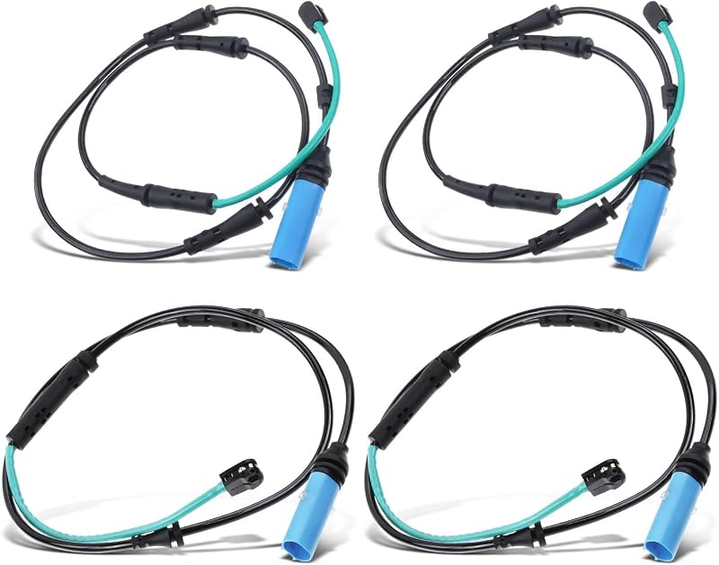 Sensores de desgaste das pastilhas de freio dianteiros e traseiros A-Premium para BMW – Conjunto com 4 unidades
