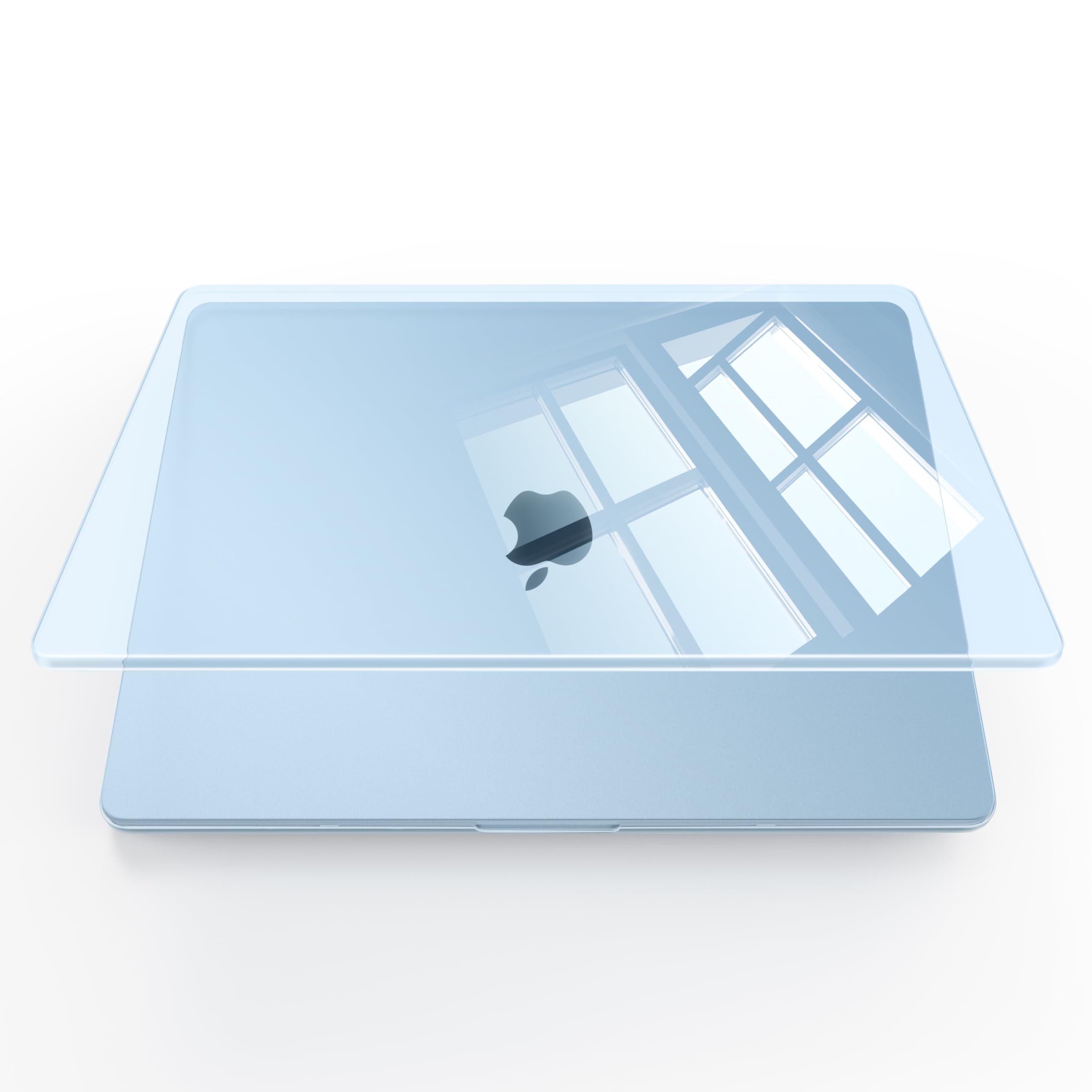 Soonjet Compatible with MacBook Air 13 inch Case, Crystal Clear Shell, Fits 2022-2026 M5/M4/M3/M2 A3449 A3240 A3113 A2681, Color-Matched Transparent Design for All MacBook Air 13.6 inch