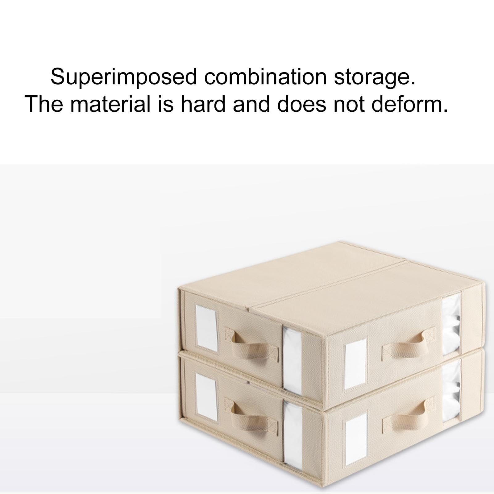Set di 2 organizer per lenzuola, contenitori per biancheria da letto, con chiusura a cerniera, comoda borsa per lenzuola, 38 x 33 x 11,5 cm | Set di lenzuola da da 2 pezzi, organizzatori e contenitori, organizzatori per armadio con finestra, scatola pie