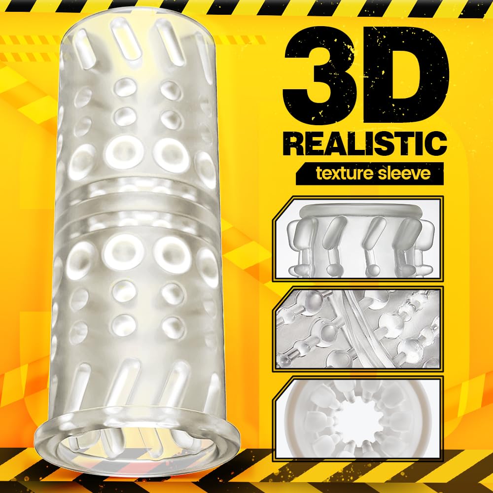 Amazon.com: Fully Waterproof Automatic Male Masturbator Cup, 7 Thrusting &  Rotating Through-open Portable Penis Vibrator, Blowjob Pocket Pussy Male  Stroker with 3D Realistic Vagina Adult Sex Toys for Men Pleasure : Health