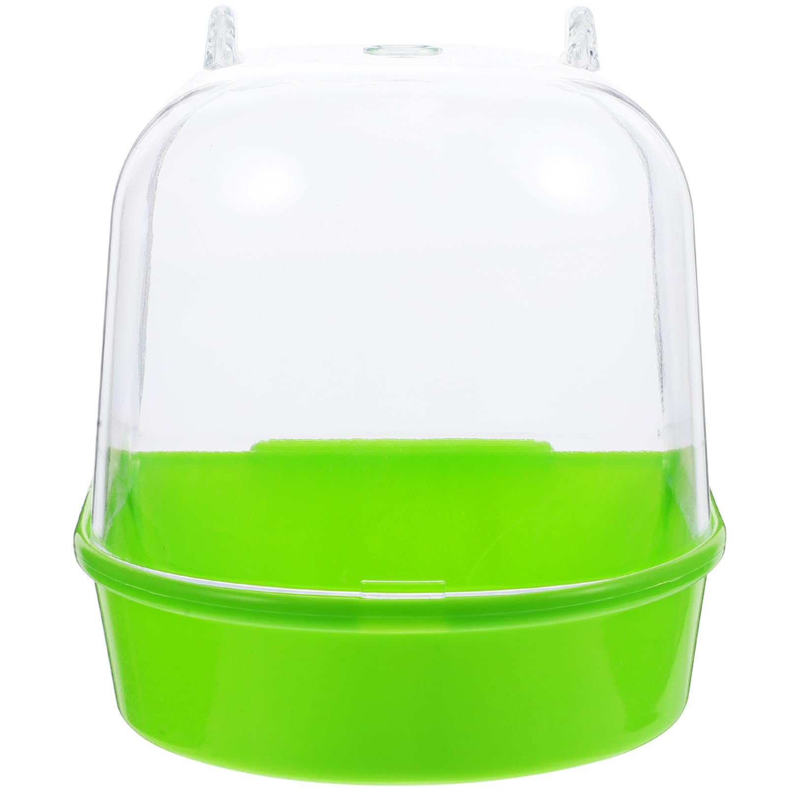 DOITOOL 3pezzi Bagnetto per Uccelli Coperto Vasca per Pappagalli e Canarini Verde Accessorio per Uccelli Facile da Installare