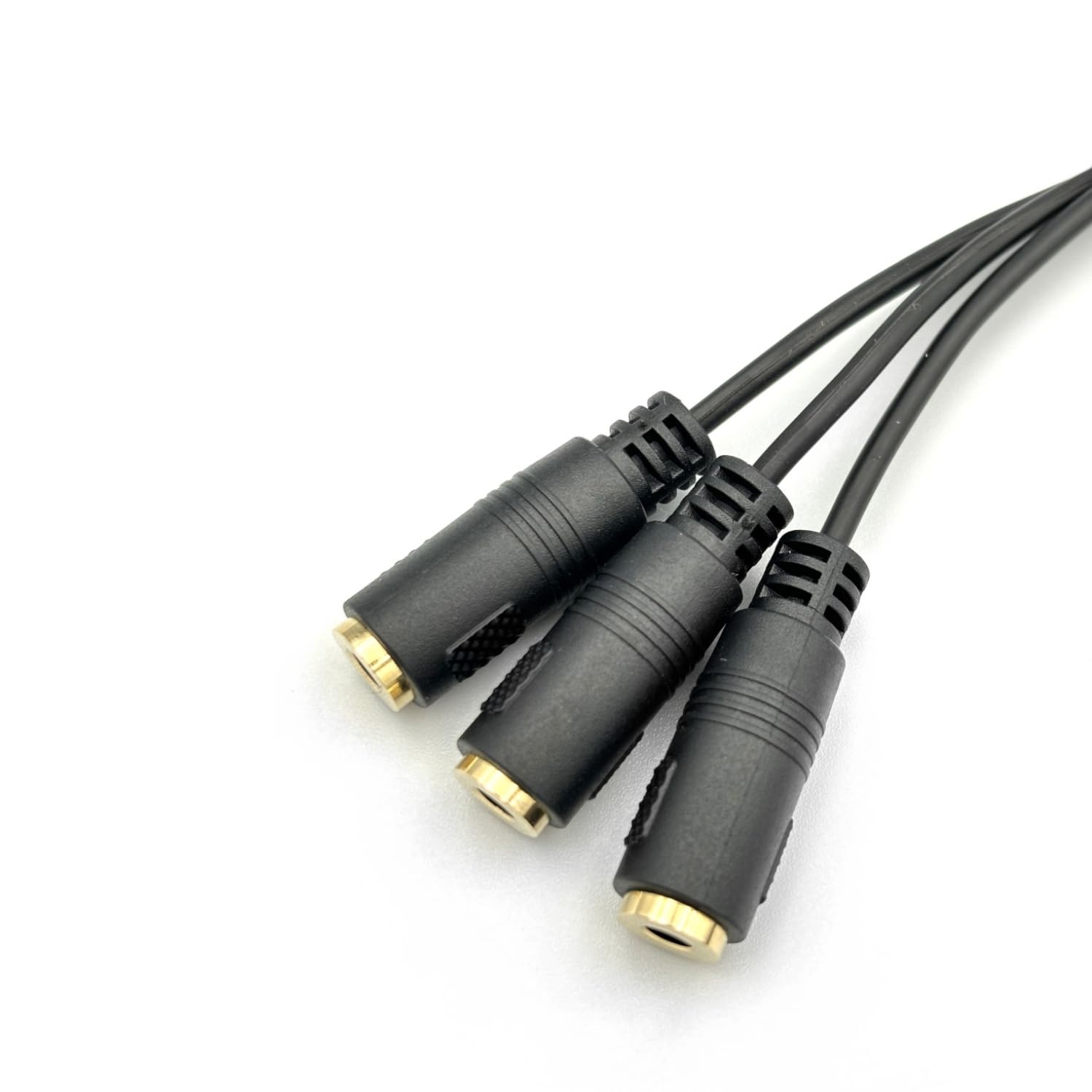 Qczhiwen 3.5mm Stereo Audio Splitter Cable Gold Plated 3.5mm (1/8") TRS Male to 3 x 3.5mm (1/8") Stereo Jack Female 1 Input 3 Output Stereo Audio AUX Splitter Cable 30CM - Image 4