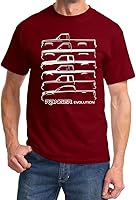 Vista 12 de Ford Ranger Pickup Truck Evolution Classic Outline Design Camiseta
