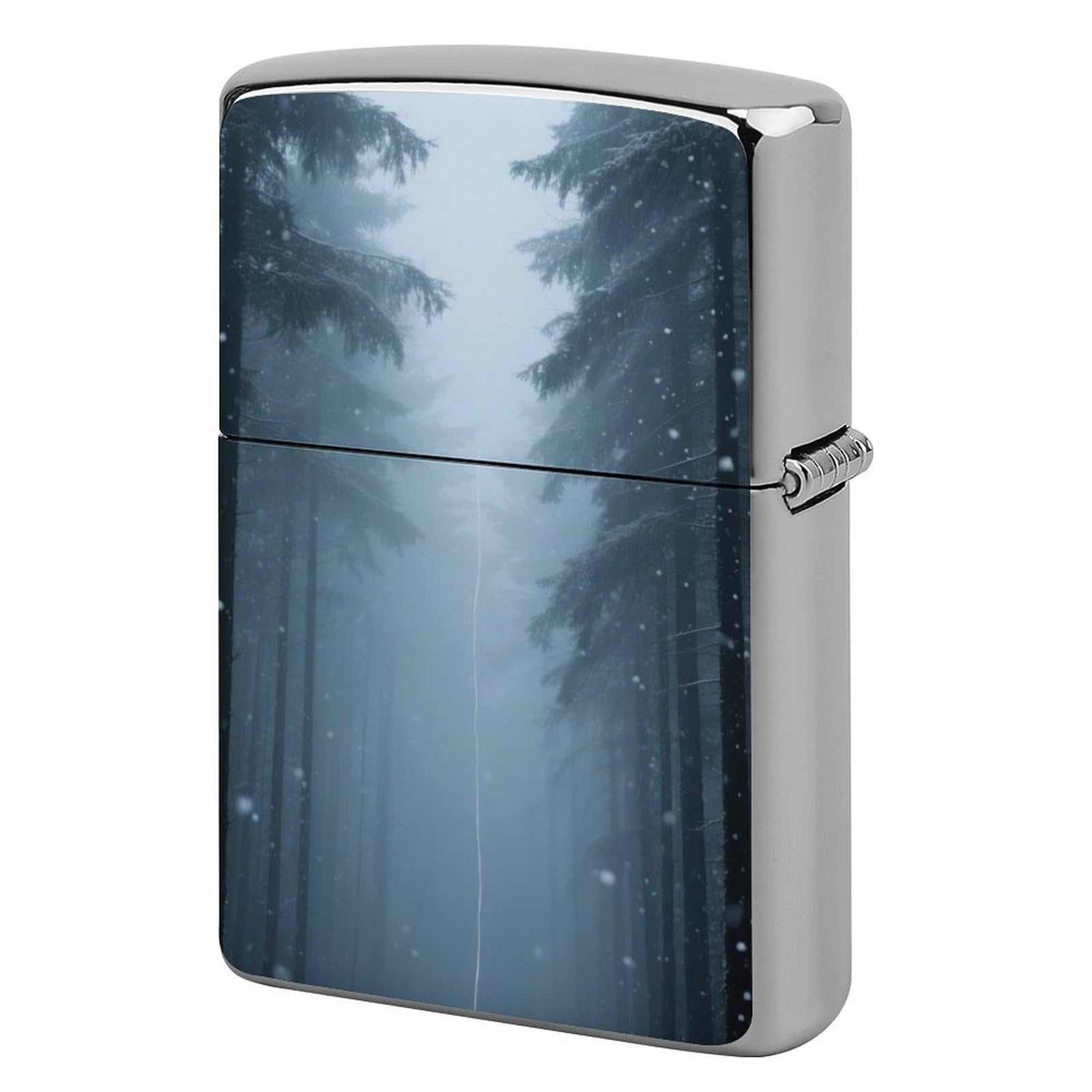 Fekiloot Style Giant Trees Lighter Case Cover Metal Lighter Case