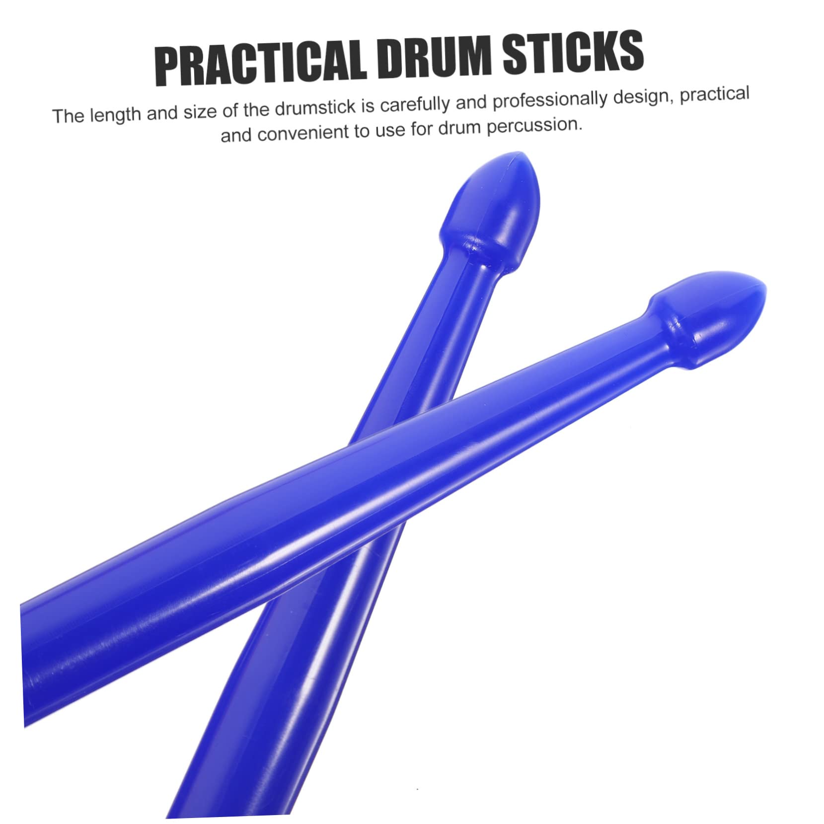 TOYANDONA 2paare Langlebige Doppelseitige Schlagzeugstöcke Vielseitige Und Praktische Drumsticks Für Jazz Snare Und Verschiedene Trommelstile Tiefblaue Farbe Für Percussion-enthusiasten