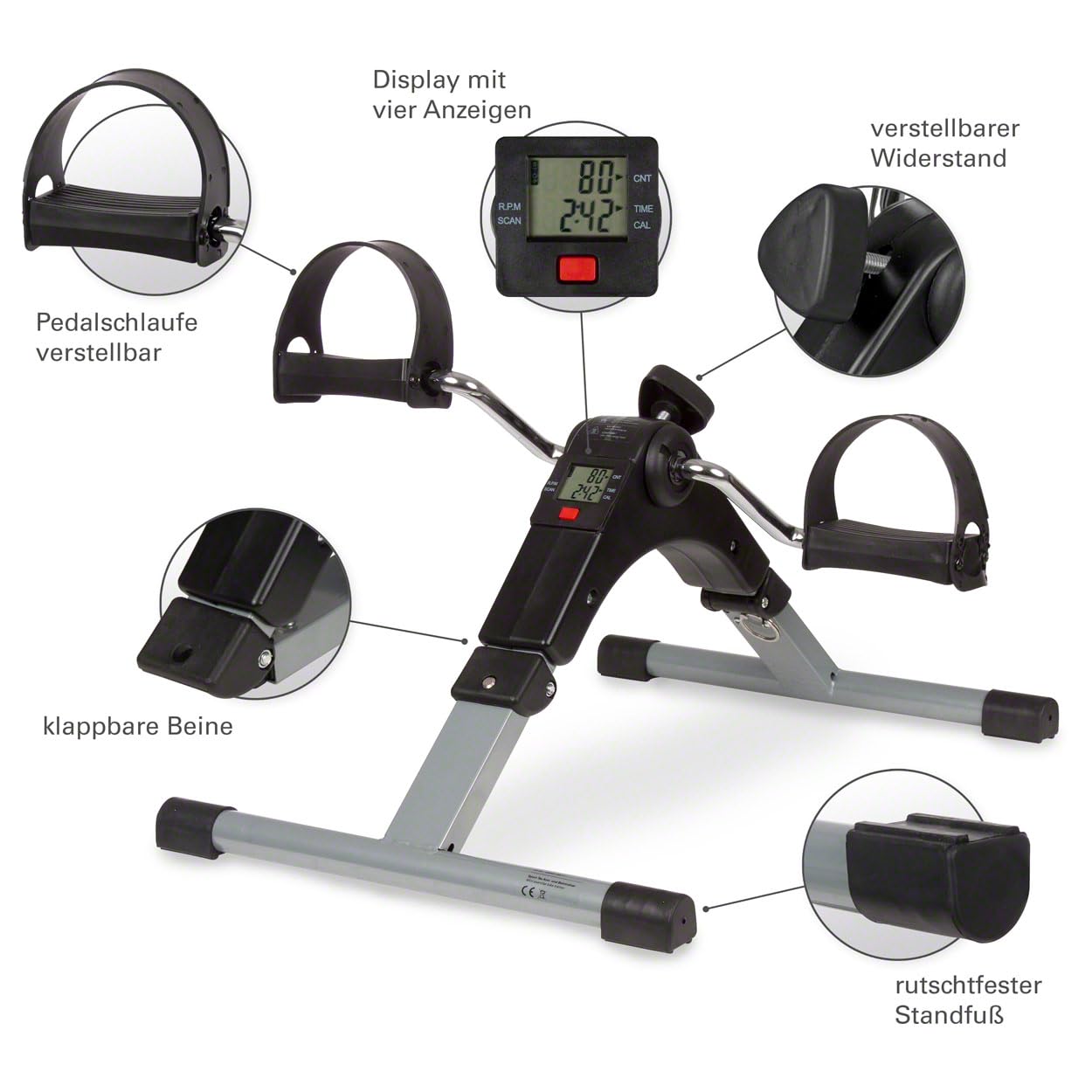 Sport-Tec Arm- und Beintrainer move 3.0 mit Display, klappbar
