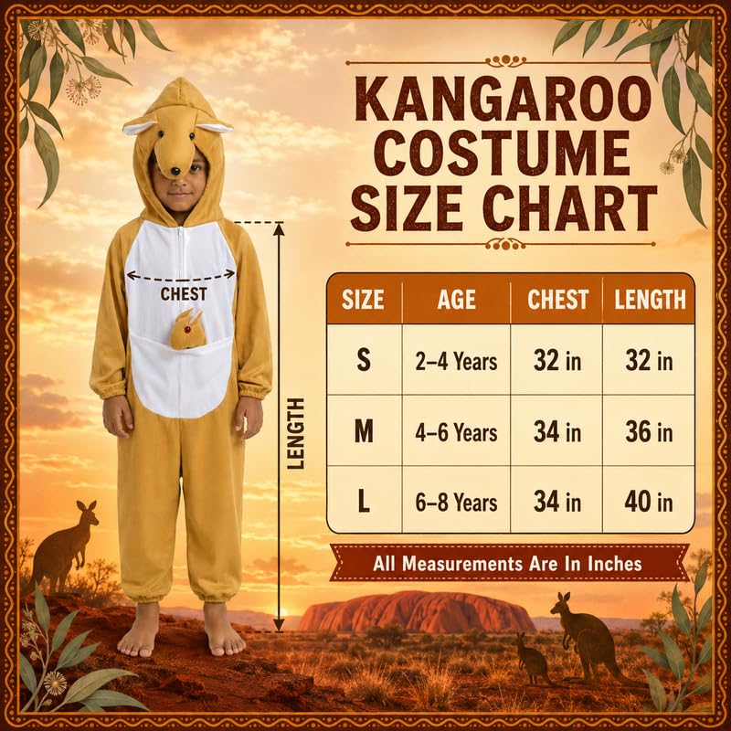 Image of Animal Costume for Kids | Plush Fancy Dress Costume for Boys & Girls |School Fancy Dress, Annual Day, Jungle Theme, Role Play, Halloween & Birthday Party