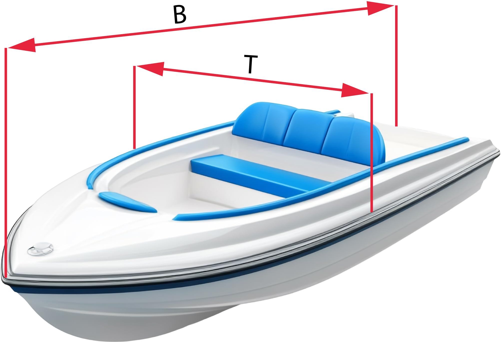 Premium Abdeckplane B 445 x T 180 cm Bootsabdeckung Persenning Schlauchboot Bootsplane Bootspersenning Yacht Schnellboot Angelboot 900 D, 500 g/m², 6.000 mm Wasserbeständigkeit Anthrazit