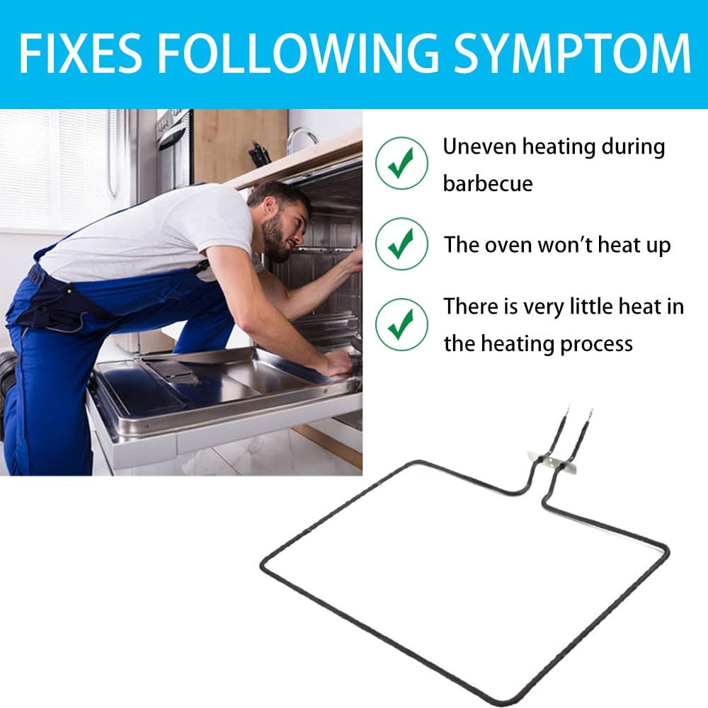 New W10779716 Range Bake Element Compatible with Whirlpool, Maytag, KitchenAid, Jenn-Air, Amana, Magic Chef, Admiral, Norge, Roper, Replacement for W10774342 AP5970727, W10289097, PS11703285, 4161369