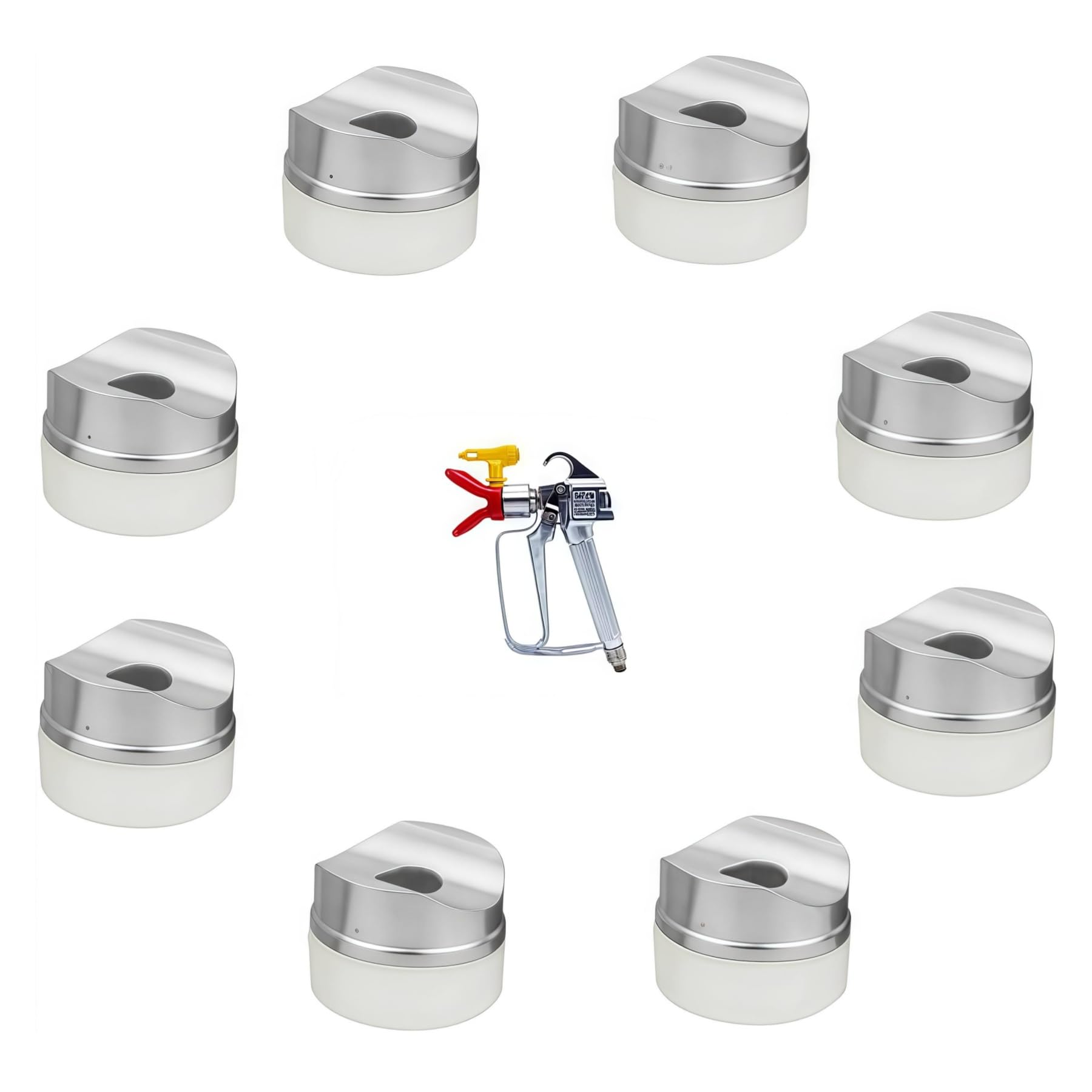 unbox memeko 目目子 DAVERYOLAU&QUEENIE FOK 246453 Seal Tip Gasket for Graco RAC X/XV Spray Tips | Fits 390