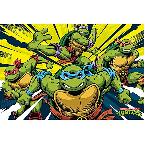 GB eye Poster géant Tortues Ninja en action 61 x 91,5 cm