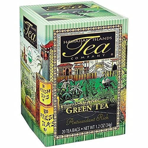 Hawaiian Islands Tea Company Organic Green Tea, All...