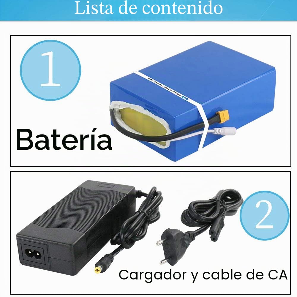 UPP (3-7 Días para Llegar) bateria Bicicleta 60V 25AH para Motor de 250W 500W 1000W 1500W 2000W, Largo Alcance bateria para Bicicleta batería, bateria Litio