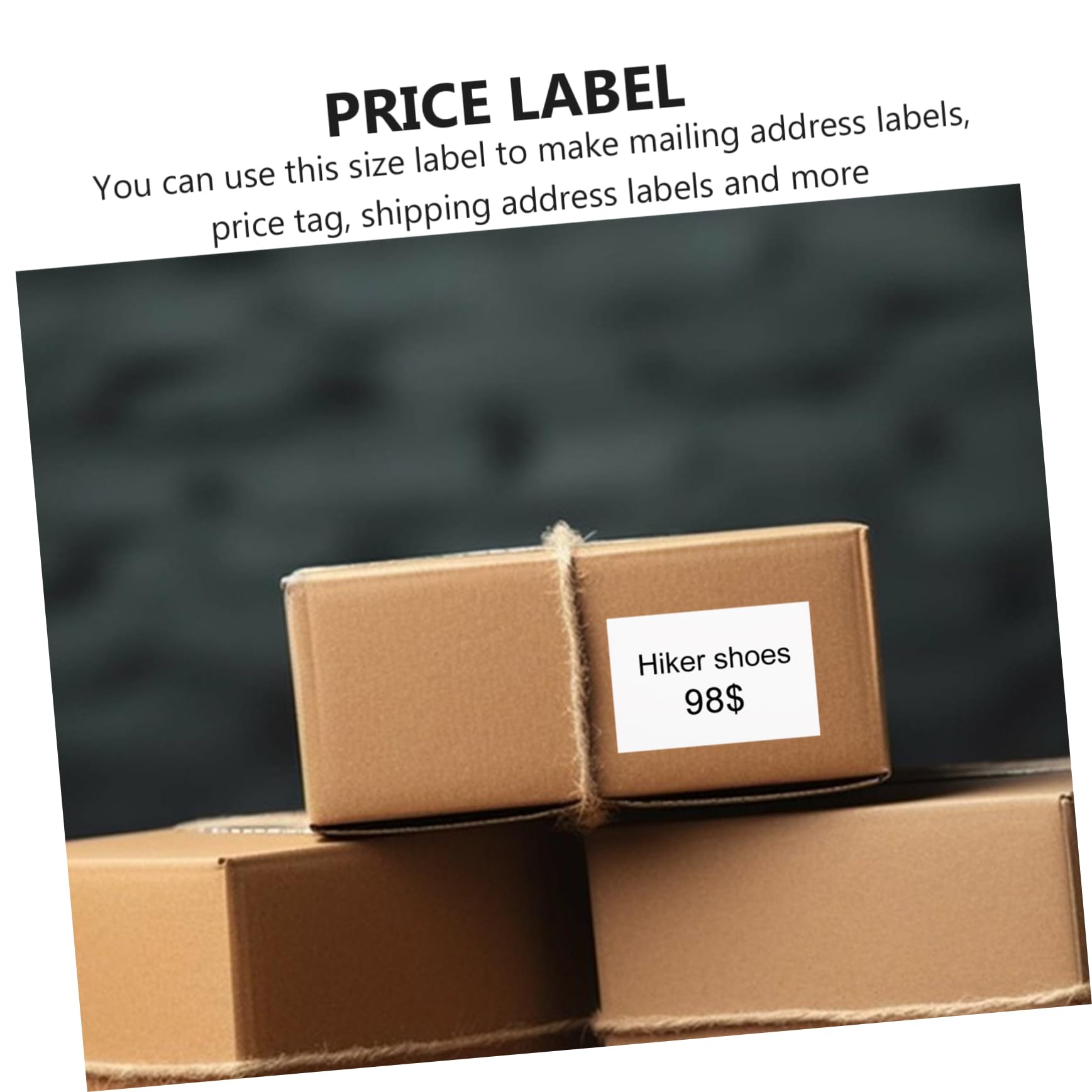 BUTIFULSIC 100 * 150mm Direct Thermal Labels 3-in-1 Waterproof Oil-Proof Scratch-Resistant Paper Thermal Sticker Rolls for Shipping Identification Warehouse Use Random