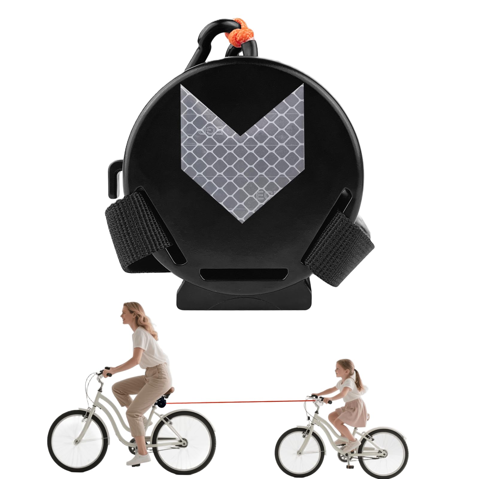 Barre De Remorquage élastique Pour Vélo Enfant – 2 Mètres, Charge 120 Kg – Sécurité Et Confort