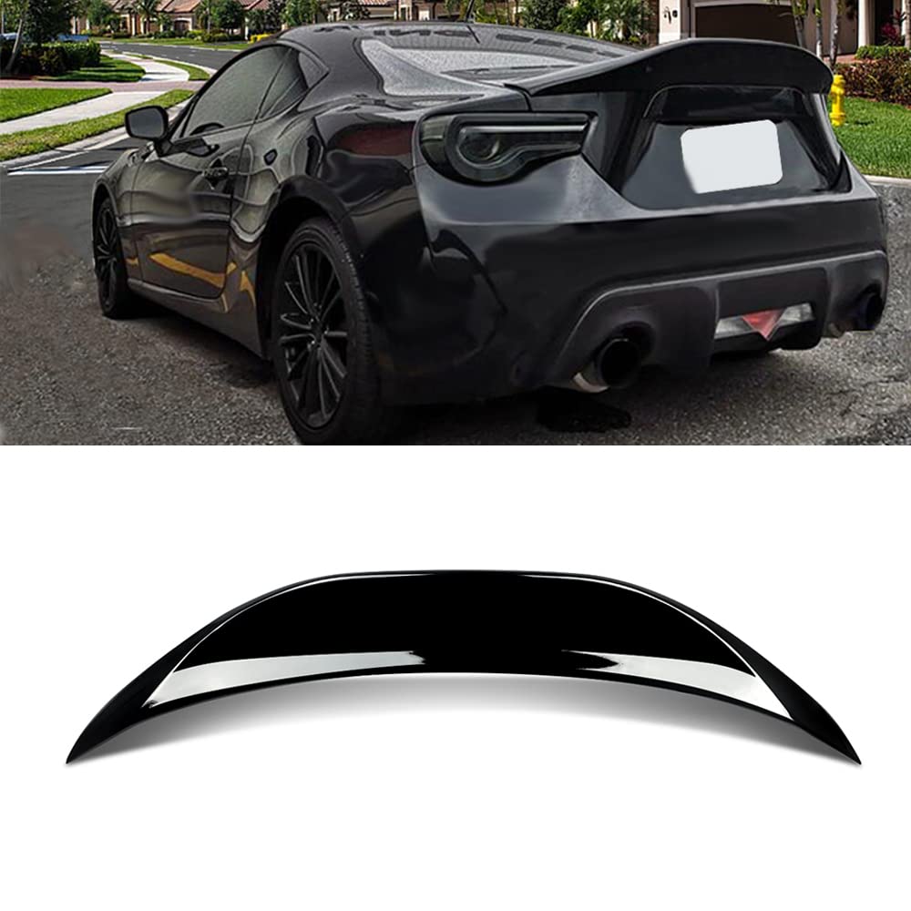 MIC Rear Trunk Spoiler Wing Compatible with 2013-2020 Sub-aru BRZ/2017-2020 Sc-ion FR-S/2017-2020 to-yota GT86 (Gloss Black)