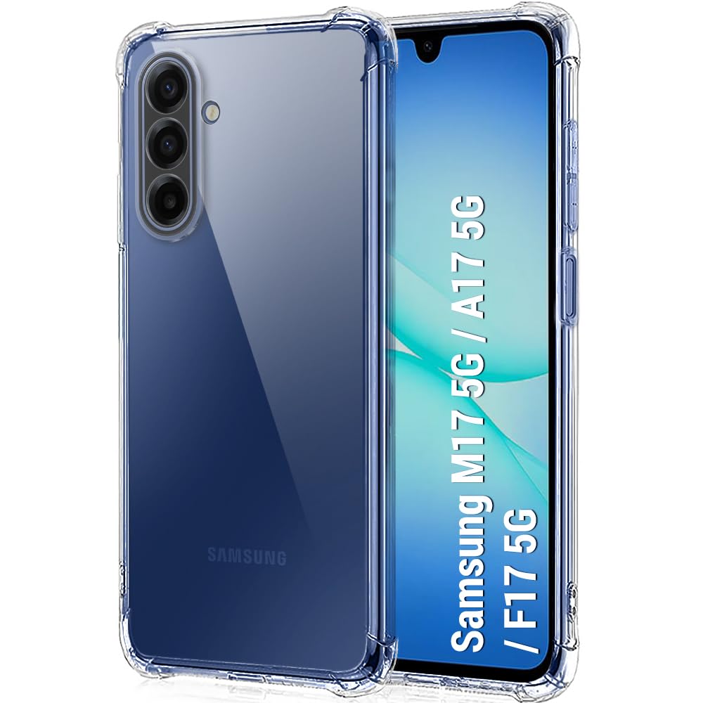 TheGiftKart Transparent Crystal Clear Back Cover Case for Samsung Galaxy M17e 5G / A07 / F70e / A07 5G | Shockproof Soft TPU Case | Cushioned Edges for Ultimate Protection Cover (TPU, Transparent) — Amazon image 23