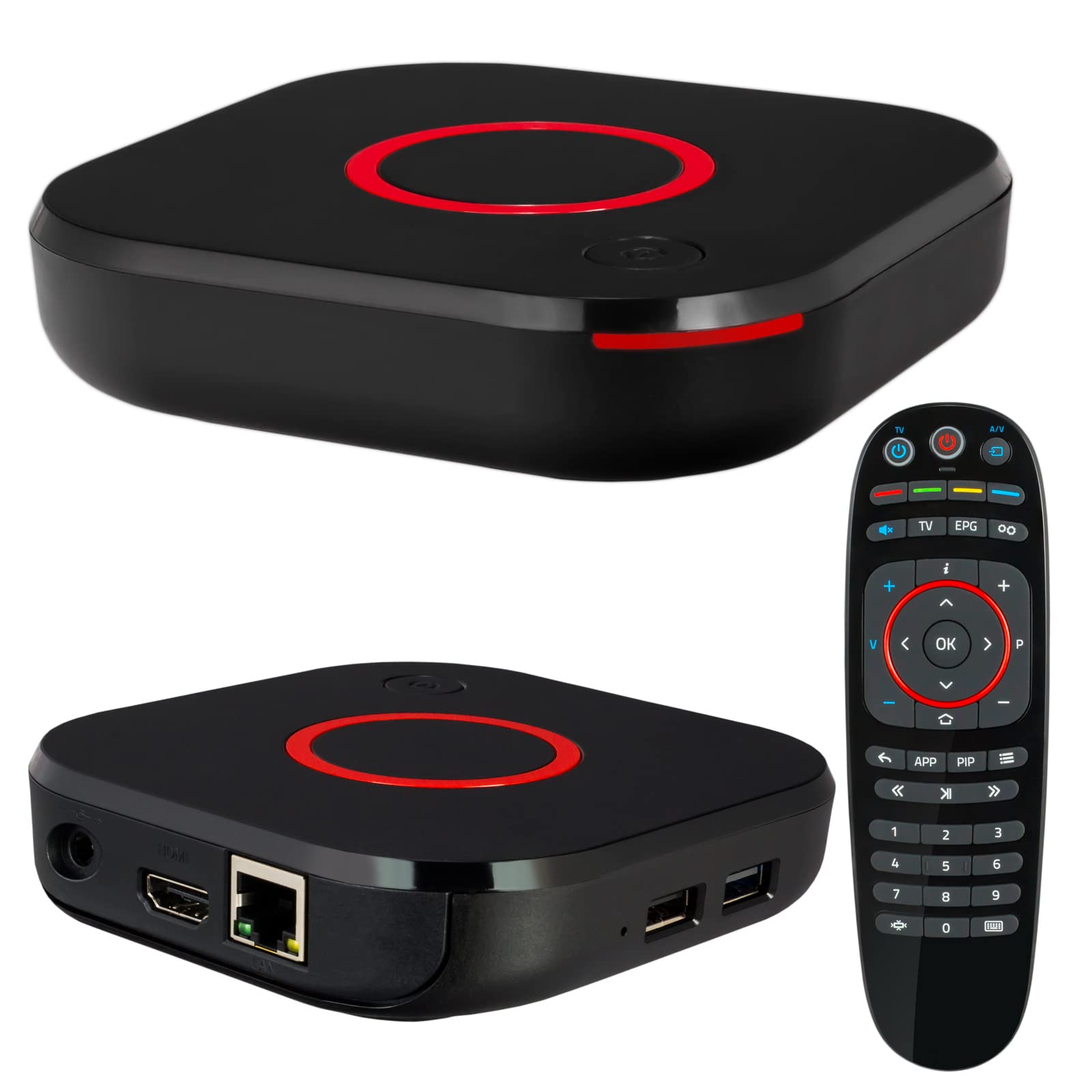 MAG 544w3 Original Infomir & hb-digital 4K Set Top Box Multimedia Player Internet TV Receiver UHD 60FPS 2160p@60 FPS HDMI 2.1 4K e supporto HEVC USB 3.0 4X ARM Cortex-A35 + cavo HDMI