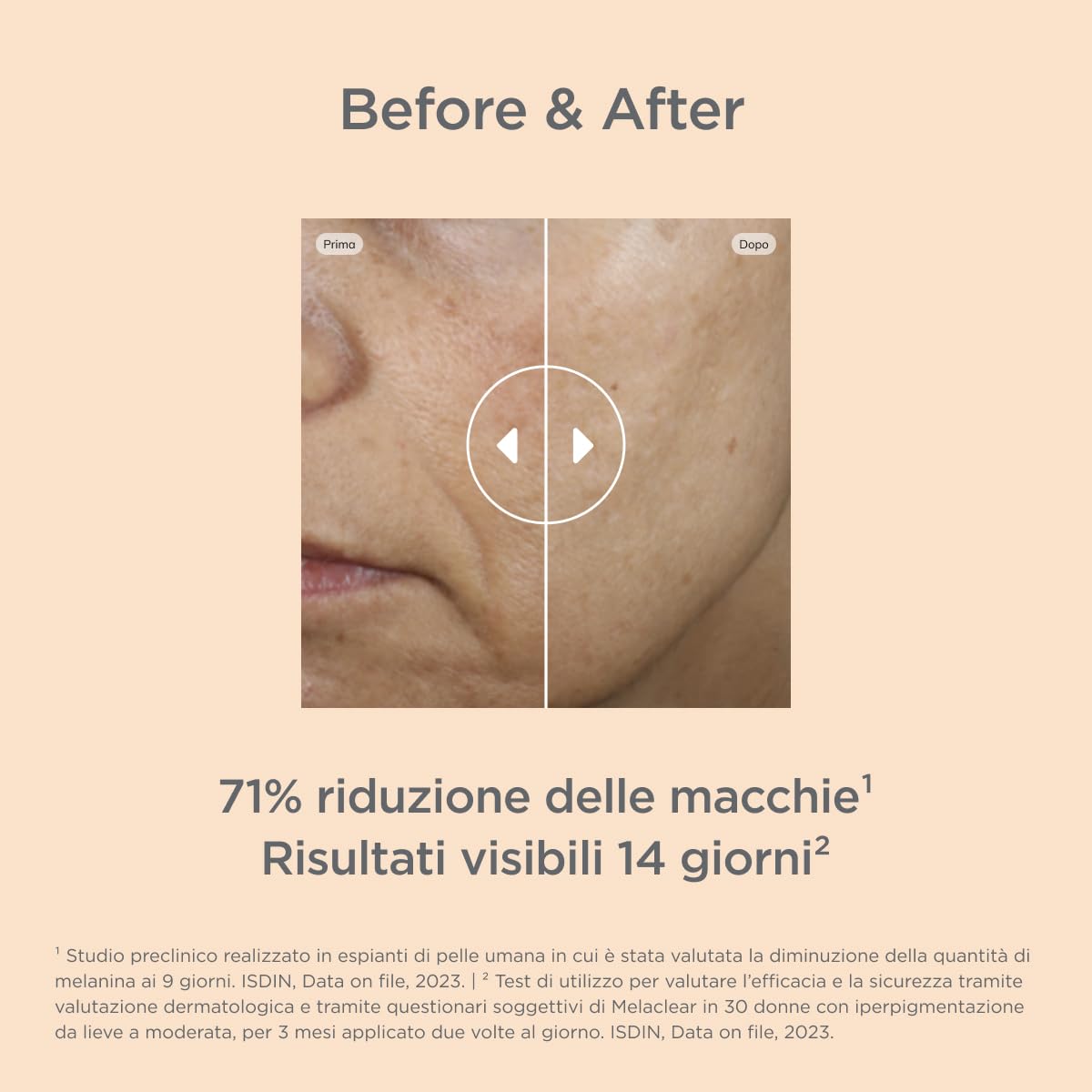 ISDIN Isdinceutics Melaclear (30 ml) | Siero Viso Antimacchie | Riduce le Macchie del 71%¹ con Risultati Visibili in 14 Giorni