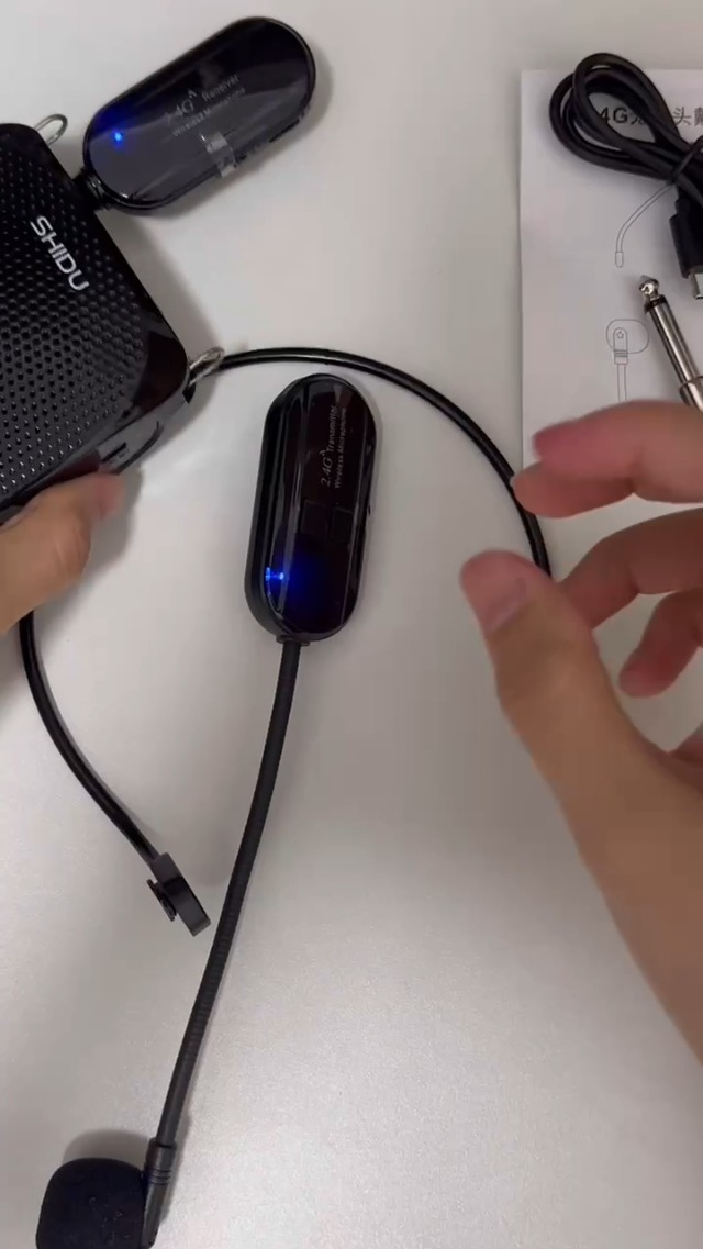 Amazon.co.jp: 【技適マーク認証済】ワイヤレスマイク2.4G ヘッド