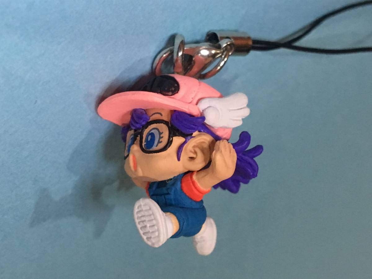 鳥山明先生　当時物ドクタースランプアラレちゃんフィギュアストラップセット Amazon.co.jp: アラレちゃん 携帯ストラップ デフォルメ キーン
