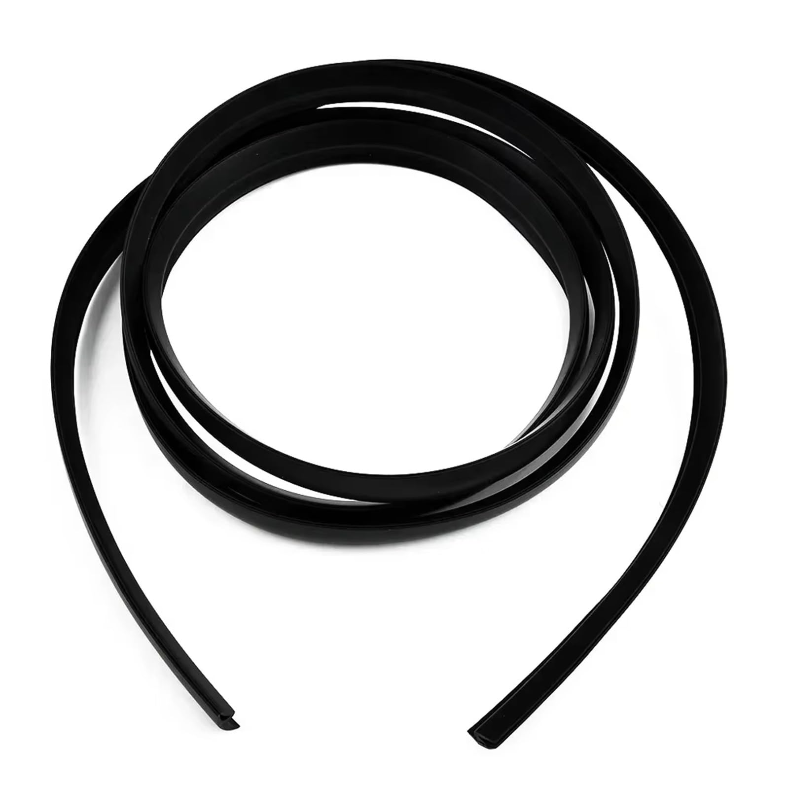 Car Rubber Sealing Strips for Car Front Windshield Windscreen Sunroof Weatherstrip Black Rubber 18mm Repalce Part 2m H Shape Seal Strip Trim Car Door Rubber Seal